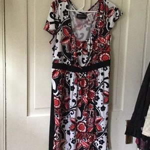 Dress multi color